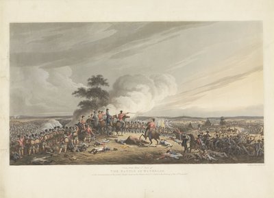 Schlacht bei Waterloo, 1815 von Anonymous