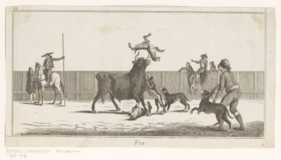 Stier angegriffen von Hunden von Anonymous