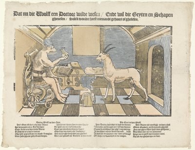 Der Wolf und die Ziege von Anonymous