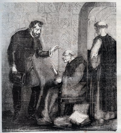 Diogo Inácio de Pina Manique (1733-1805) portugiesischer Richter - Er greift die portugiesische Freimaurerei an - Gravur von 1879 in „Histoire des sociétés secrètes, politiques et religieuses“ von Pierre Zaccone (1817-1895) von Anonymous Anonymous