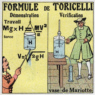 Hydraulik: Demonstration und Verifizierung der Torricelli-Formel von Anonymous Anonymous