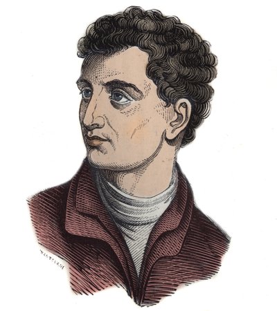 Leone Battista Alberti (1404-1472). Italienischer Mathematiker, Architekt, Maler und Schriftsteller. Gravur von Anonymous Anonymous