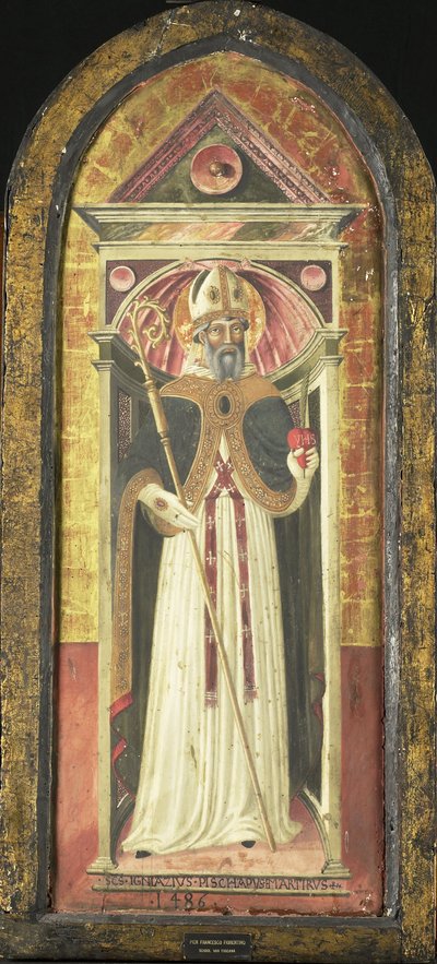 Heiliger Ignatius von Antiochien von Anonymous Anonymous