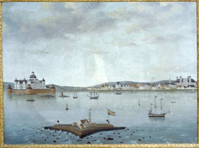 Blick auf Kalmar mit Schloss Kalmar, Schweden von Anonymous Anonymous