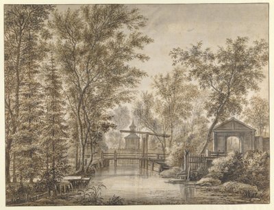 Die Zugbrücke bei Spruytenburg von Anthonie Waterloo