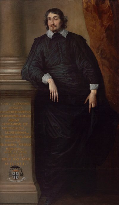 Cesare Alessandro Scaglia di Verrua, Abt von Staffarda und Mandanici von Anthony van Dyck