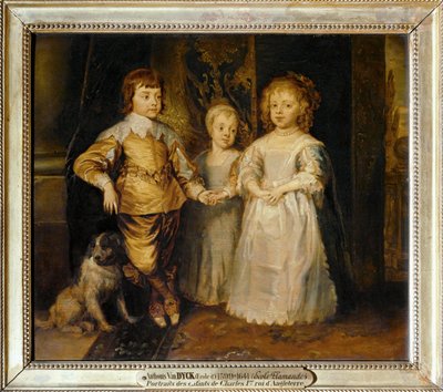Die Kinder von Karl I. von England von Anthony van Dyck