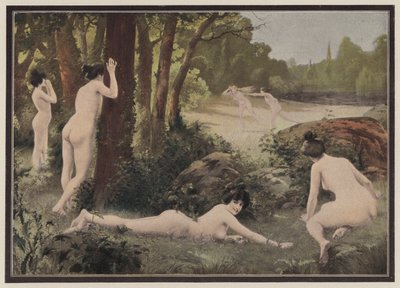 Spiele auf dem Land von Antoine Auguste Thivet
