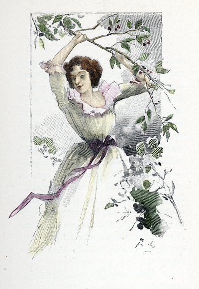 Porträt der jungen Caroline de Colombier, ca. 1785 (Druck) von Antoine Calbet