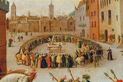 Die Hinrichtung von Sir Thomas More im Jahr 1535 von Antoine Caron