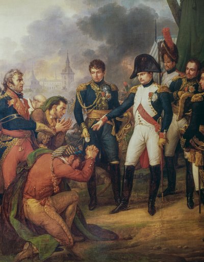 Napoleon Bonaparte am Stadtrand von Madrid, 7. Dezember von Antoine Charles Horace Vernet