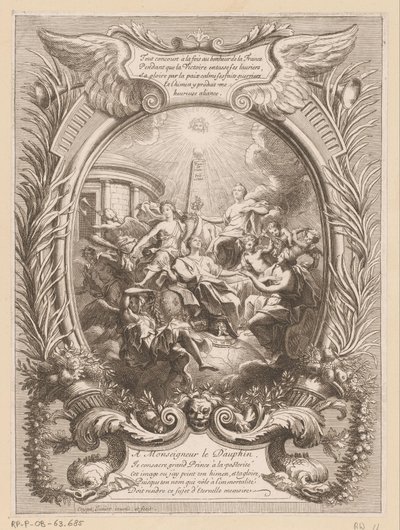 Allegorie auf den Ruhm des Dauphin von Antoine Coypel