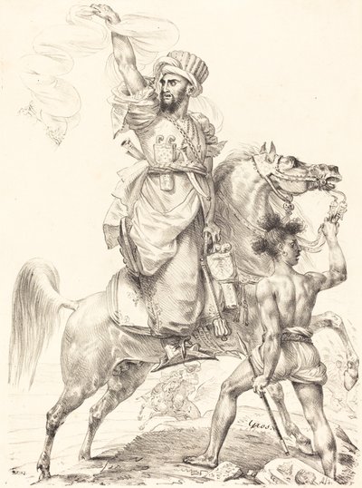 Der Anführer der Mameluken zu Pferd von Antoine Jean Gros