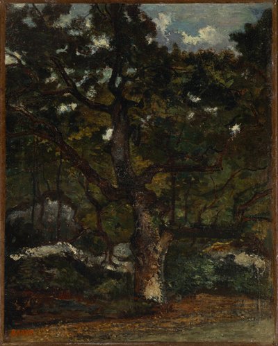 Partie im Wald von Fontainebleau von Antoine Louis Barye