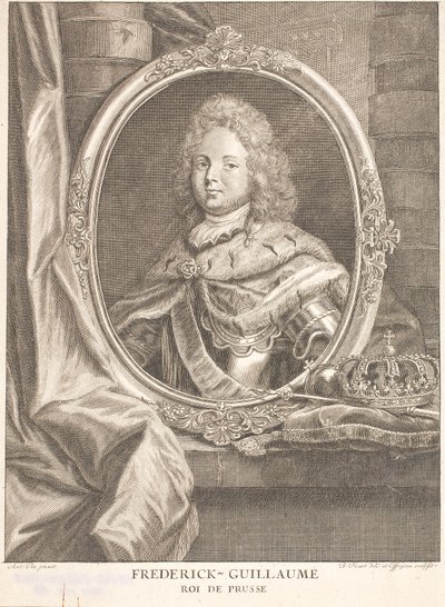 Friedrich Wilhelm I., König in Preußen und als Friedrich Wilhelm II. Kurfürst und Markgraf von Brandenburg von Antoine Pesne