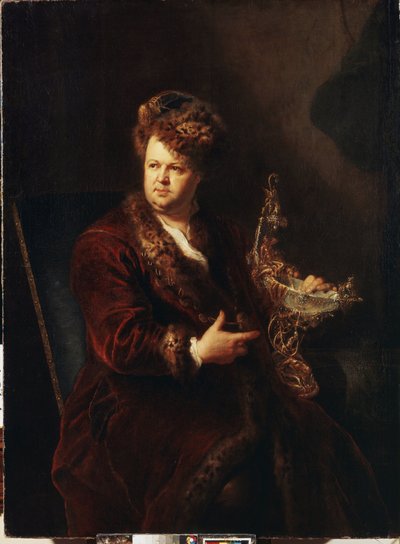 Porträt des Juweliers Johann Melchior Dinglinger von Antoine Pesne