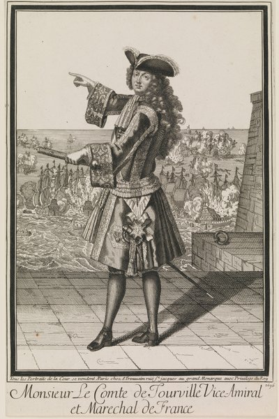 Monsieur Le Comte de Tourville Vizeadmiral und Marschall von Frankreich von Antoine Trouvain