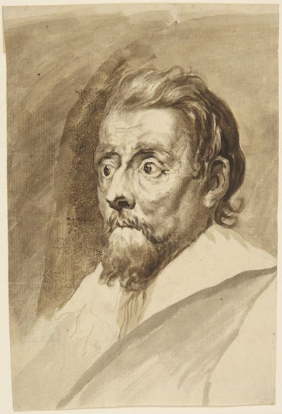 Alter Mann mit Bart, nach links gewandt von Antoine de Marcenay de Ghuy