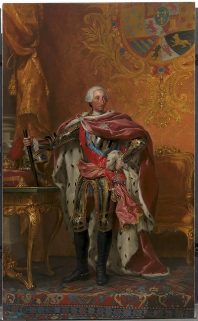 Porträt von König Karl III. von Spanien von Anton Raphael Mengs