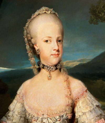 Porträt von Maria Karolina von Österreich (Maria Karolina, Maria Carolina) von Anton Raphael Mengs