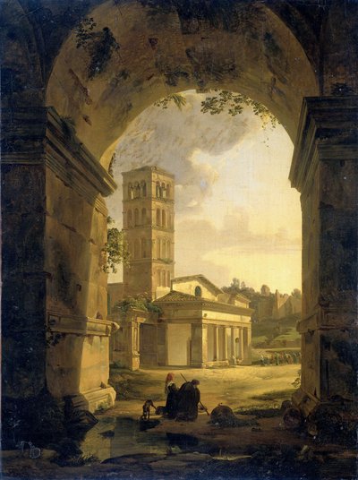 San Giorgio in Velabro in Rom von Anton Sminck Pitloo