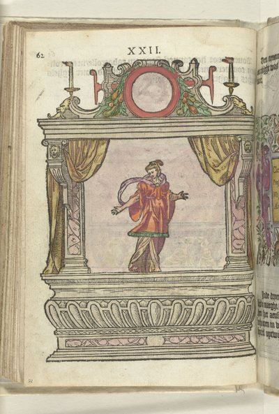 Szene mit der Personifikation der Milde (Clementia), 1578 von Antoni van Leest