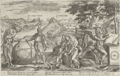 Die verkehrte Welt, 1579 (Allegorien zur politischen Lage in den Niederlanden in den Jahren 1576-1579) von Antonie Wierix (II)