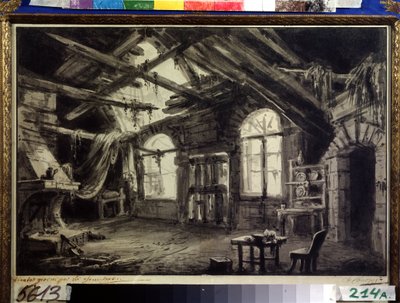 Szenografie für "Dreißig Jahre oder das Leben eines Spielers" von Victor Henri-Joseph Brahain Ducange von Antonio Canoppi
