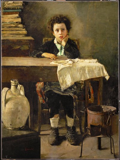 Der junge Schüler von Antonio Mancini
