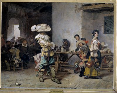 Prahlhänse in einem Gasthaus von Antonio Munoz Degrain
