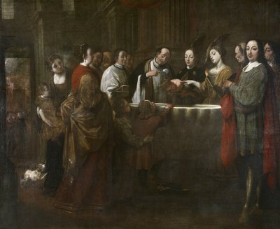 Die Taufe des Heiligen Franziskus, ca. 1729-33 von Antonio Viladomat