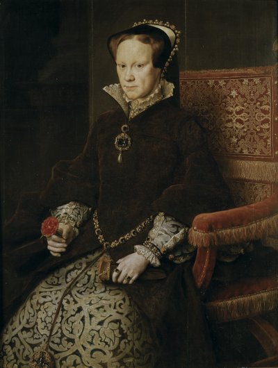 Porträt von Maria I. von England, 1554 von Antonis Mor