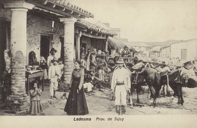 Straßenszene, Ledesma, Provinz Jujuy, Argentinien von Argentinian Photographer