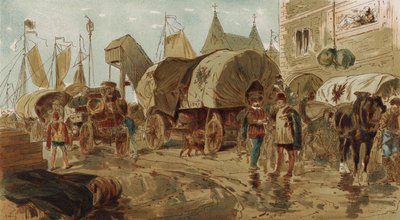 Wagen der Hanse, Spanische Niederlande, 16. Jahrhundert von Armand Jean Heins