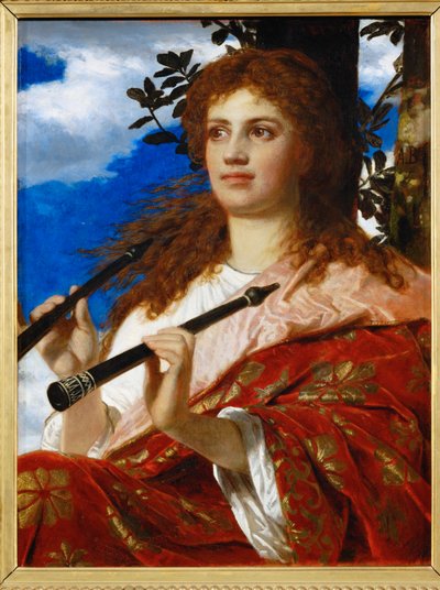 Die Muse des Anakreon von Arnold Böcklin