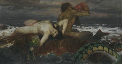Triton und Nereide von Arnold Böcklin