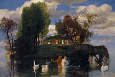 Die Insel der Lebenden, 1888 von Arnold Böcklin