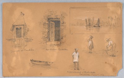 Skizzen in Canebec von Arnold William Brunner
