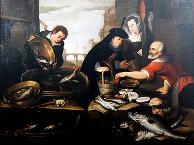 Ein Fischverkäuferstand von Arnout de Muyser