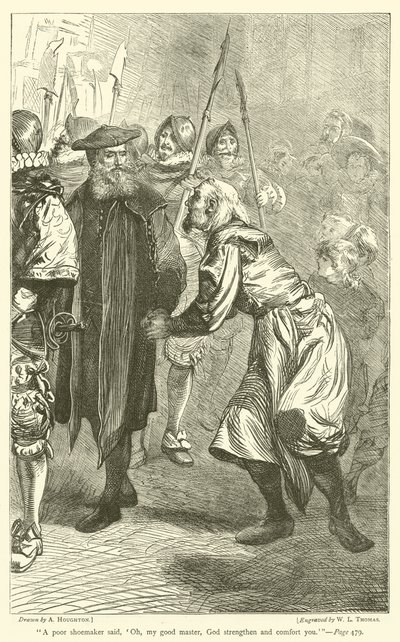 Ein armer Schuster sagte: Oh, mein guter Meister, Gott stärke und tröste dich von Arthur Boyd Houghton
