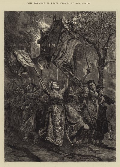 Die Kommune oder der Tod, Frauen von Montmartre von Arthur Boyd Houghton