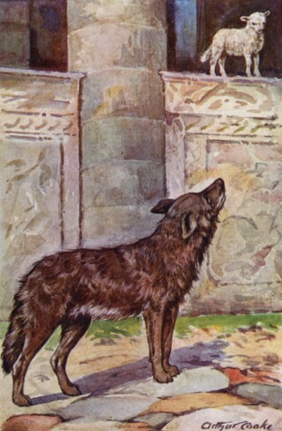 Äsops Fabeln: Das Zicklein und der Wolf von Arthur Claude Cooke