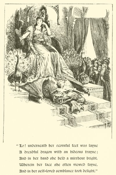 Der Rote Kreuzritter, Das Haus des Stolzes (Gravur) von Arthur George Walker