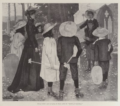 Die Canterbury-Pilger, von E. Nesbit von Arthur Herbert Buckland
