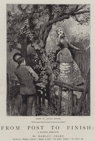 Von Post zu Ziel, eine Rennromanze von Arthur Hopkins