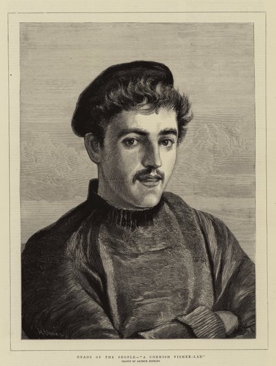 Köpfe der Menschen, Ein kornischer Fischerjunge von Arthur Hopkins