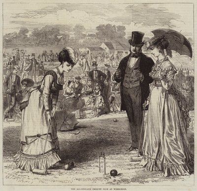 Der All-England Croquet Club in Wimbledon von Arthur Hopkins