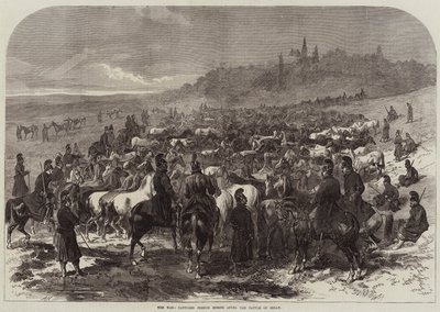 Der Krieg, erbeutete französische Pferde nach der Schlacht von Sedan von Arthur Hopkins