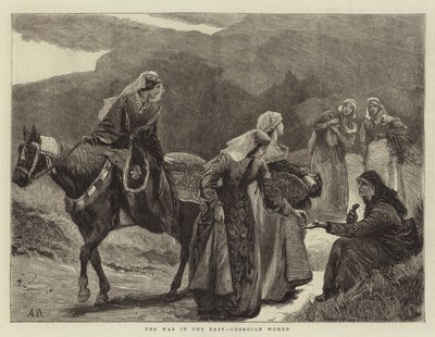 Der Krieg im Osten, georgische Frauen von Arthur Hopkins