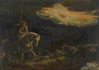 Sir Galahad. Die Suche nach dem Heiligen Gral von Arthur Hughes